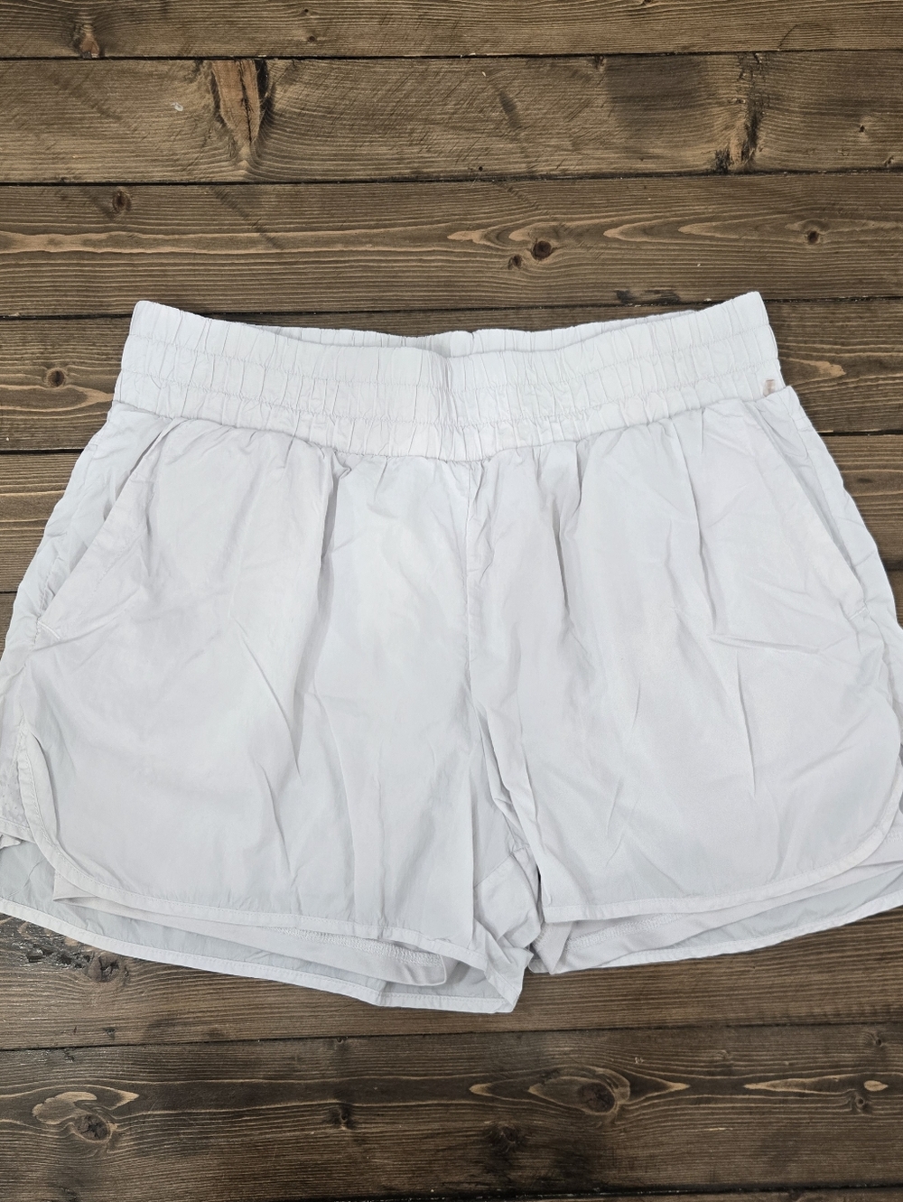 Spyder White and Black Activewear Waistband Top
